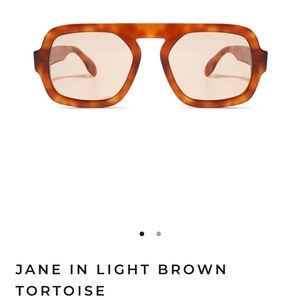 Jane Light Brown Tortoise Sunglasses
